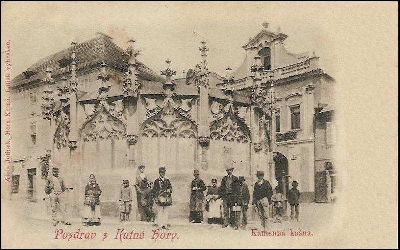 Kutná Hora 1899 kašna